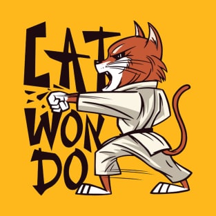 Tae Kwon Do Cat Catwondo T-Shirt