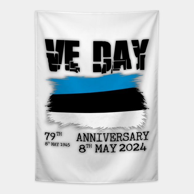 79 Years of Freedom: Celebrating VE Day with Estonia Tapestry by chems eddine