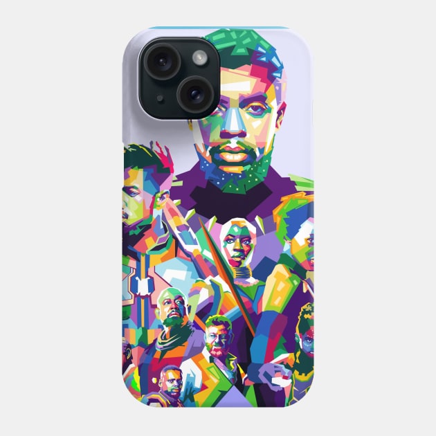 Black Panther Phone Case by erikhermawann22