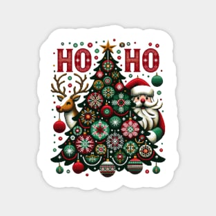 Funny Ho Ho Santa Magnet