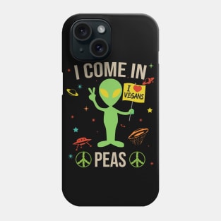 I Come in Peas Phone Case