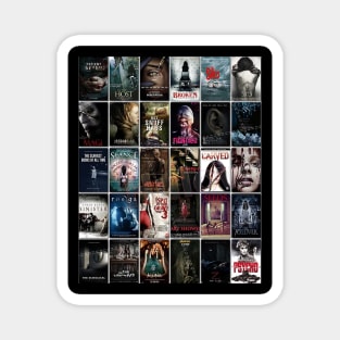 Horror Movie Wall Collage Magnet