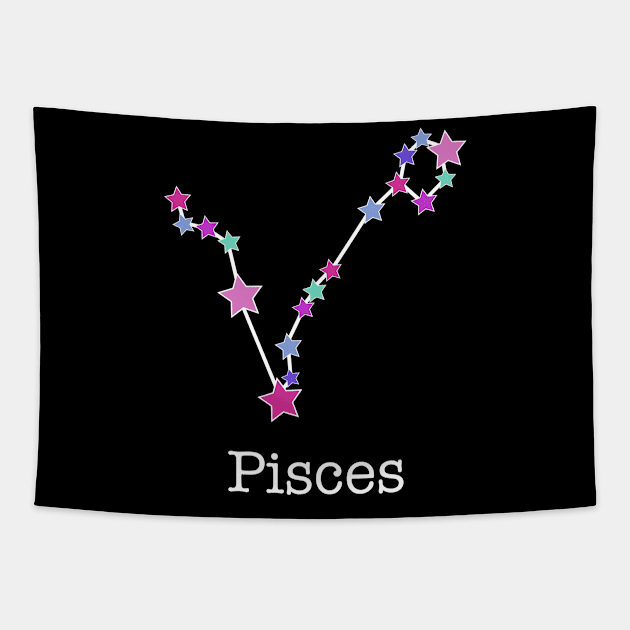 A Zodiac Sign Test Pisces Tapestry by Helena Morpho 