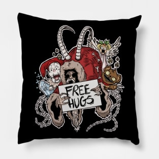 Krampus Free Hugs Pillow