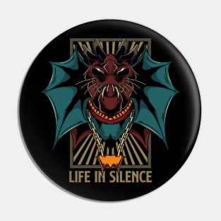 Life In Silence Pin