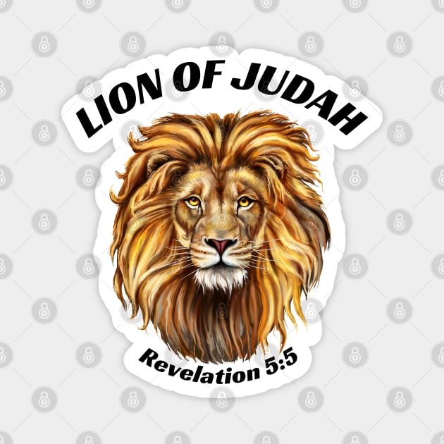 LION OF JUDAH Magnet by Faith & Freedom Apparel 