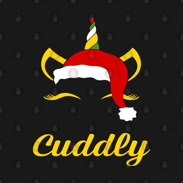 Cuddly Santa Claus Unicorn Birthday Characteristic Christmas by familycuteycom