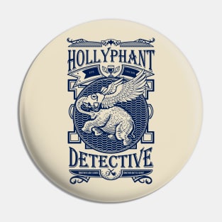 Hollyphant Detective - blue Pin