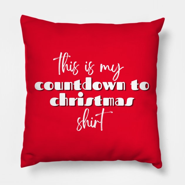 Christmas Movie Junkies! Pillow by We Love Pop Culture