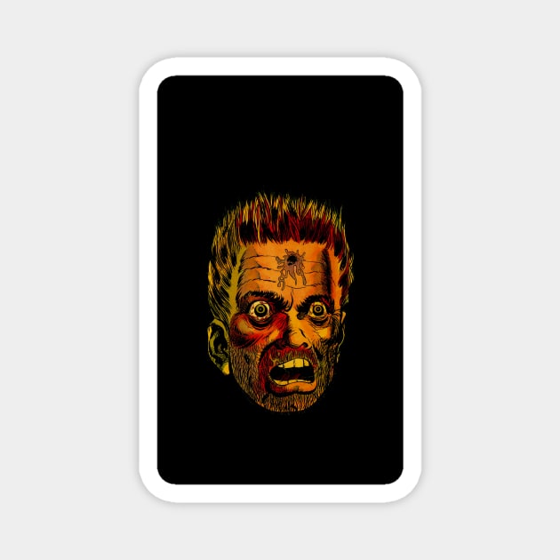 HEAD SHOT HORROR (phone V2) Magnet by AtomicMadhouse