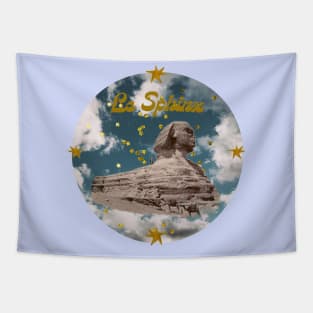 Le Great Sphinx Of Giza: Dreamy Time Travel Tapestry