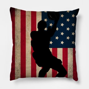 basketball man dunk Pillow