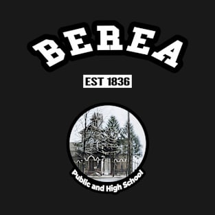 🏹 Berea Ohio USA Strong, Vintage High School Photo, City Pride T-Shirt