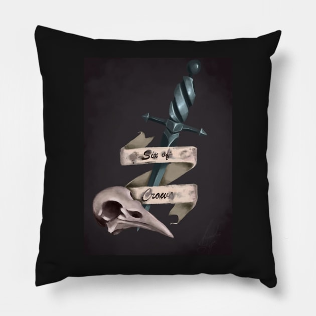 Six of Crows Banner Pillow by livelonganddraw
