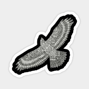 Paul's cancer support hawk grey Magnet