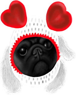 Pug Dog Lovers Gift Magnet