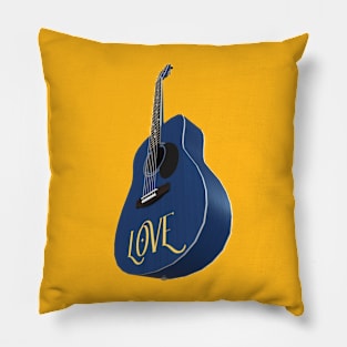 Blue Guitar – Music be the food of love Pillow