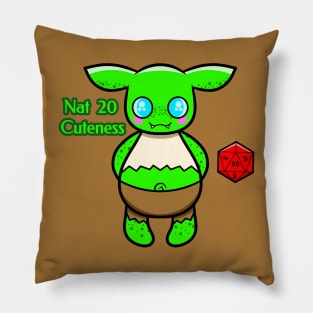 Nat 20 Cuteness Goblin Pillow