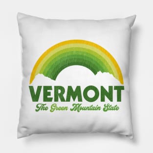 Vermont The Green Mountain State Pillow