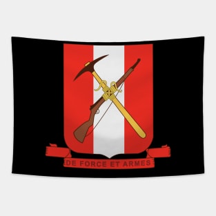 298TH Engineer Combat Battalion in Europe V1 X 300 Tapestry
