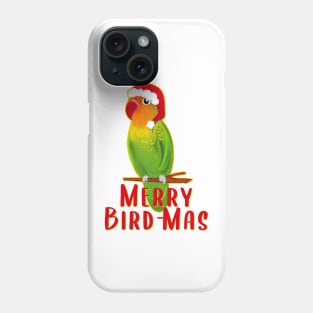 Funny Agapornis LoveBird Merry Bird-Mas Phone Case