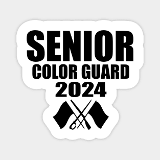 2024 Senior Color Guard Class of 2024 Marching Band Flag Magnet