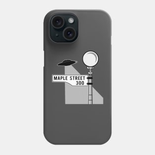 Monsters Are Due (BW) Phone Case