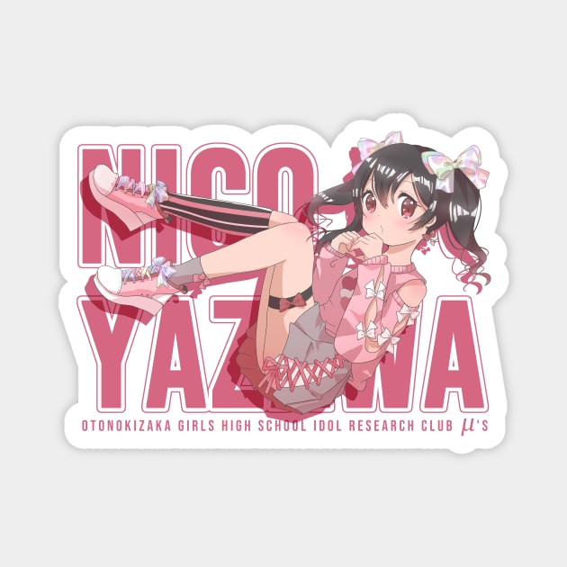 Nico Nico Ni!! Yazawa Nico casual Magnet by haloclo18