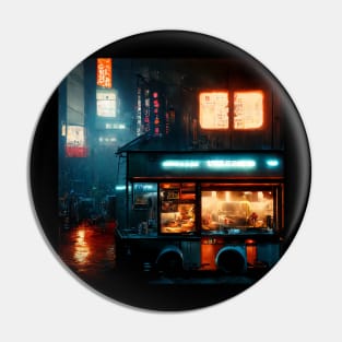 Ramen Truck - Cyberpunk Cityscapes Pin