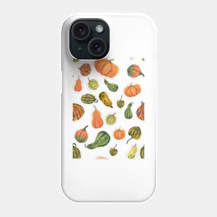 Pumpkins Watercolor Illustration Phone Case