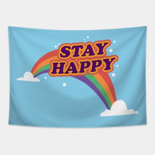 Stay Happy Tapestry