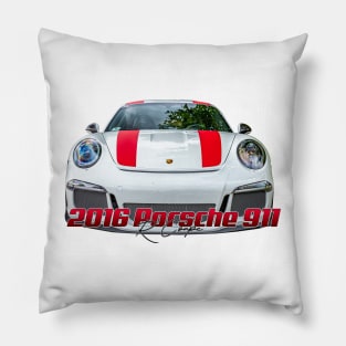 2016 Porsche 911 R Coupe Pillow