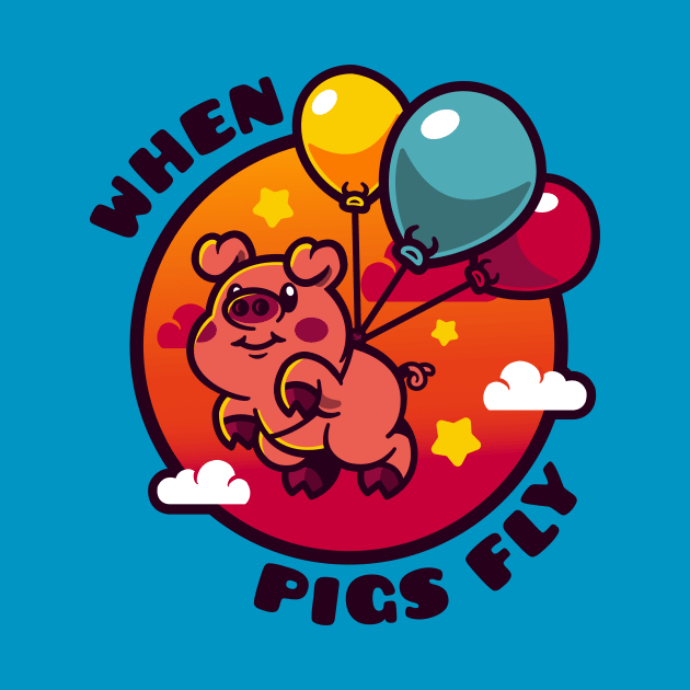 When Pigs Fly by arigatodesigns