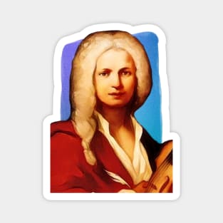 Italian Composer Antonio Vivaldi illustration Magnet