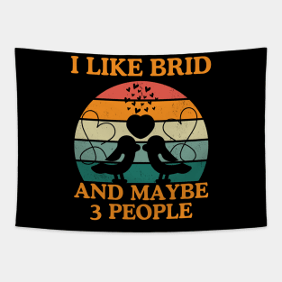 Cute Bird Design For Men Women Kids Retro birds Lover Tapestry