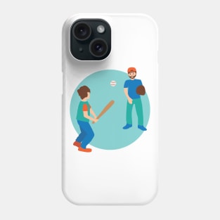 Fathers Day baseball Phone Case