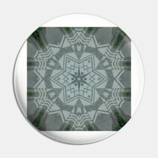 Reverse Graffitti Kaleidoscope Pattern (Seamless) 4 Pin