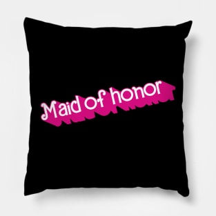 Maid of Honor Barbie logo Pillow