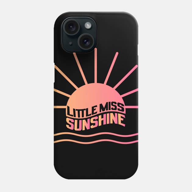 Little Miss Sunshine Phone Case by MZeeDesigns