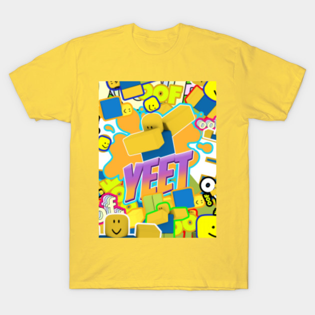 Roblox Memes Pattern Oof Yeet Dab Dabbing Roblox T Shirt Teepublic - yeet roblox shirt