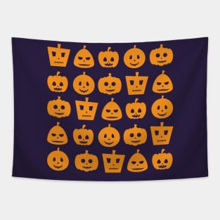 Halloween Pumpkin Friends Tapestry