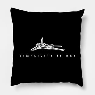 simplicity is key Pillow