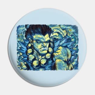 Satsui no hado Van Gogh Style Pin