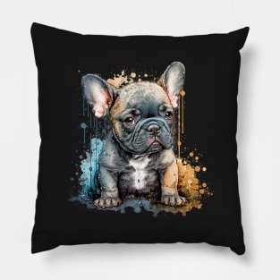 French Bulldog Puppy Frenchy doggy dog Pillow