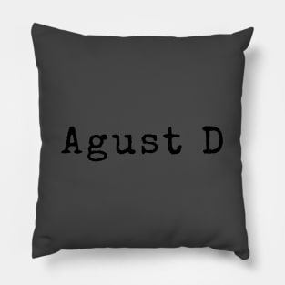 Agust D - D Day World Tour exclusive (front back printed) Pillow