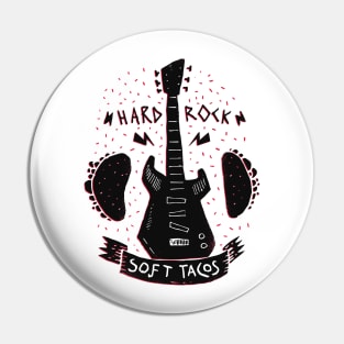 Rock 'n Roll Music Tacos Pin