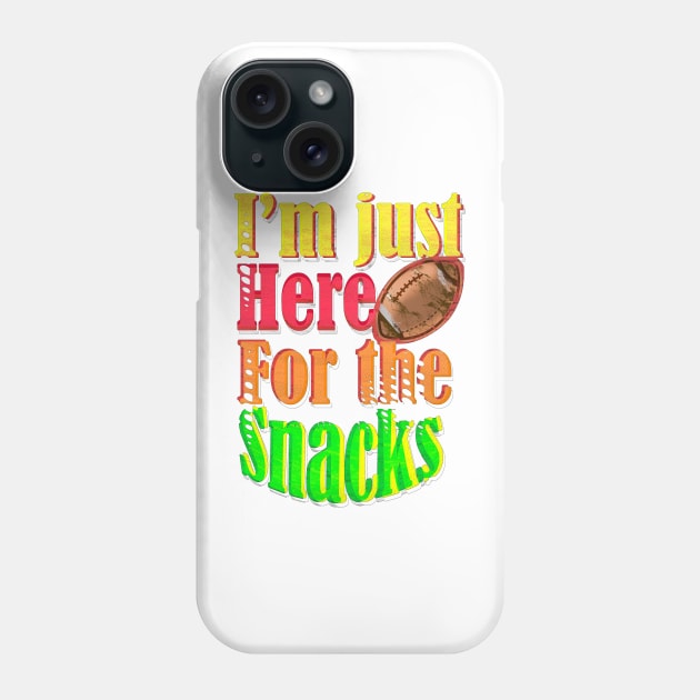 I'm just here for the snacks Phone Case by Horisondesignz