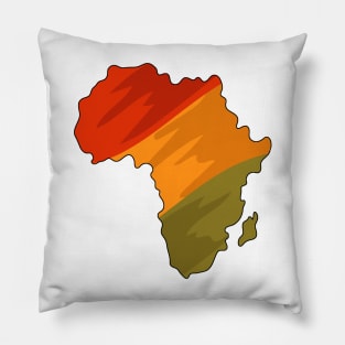 AFRICA / Black history month Africa /BLACK PRIDE Pillow