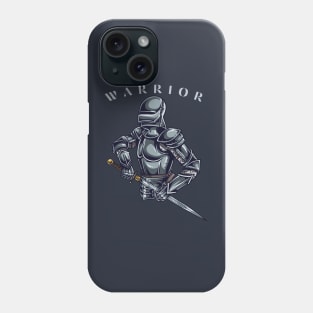 Armored Fighter With Sword Phone Case