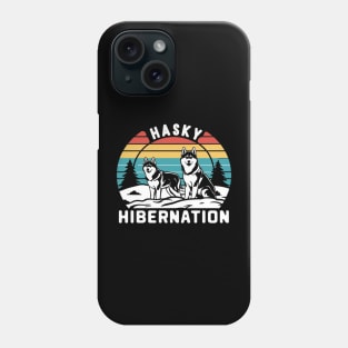 Hasky hibernation. Hasky lovers Phone Case